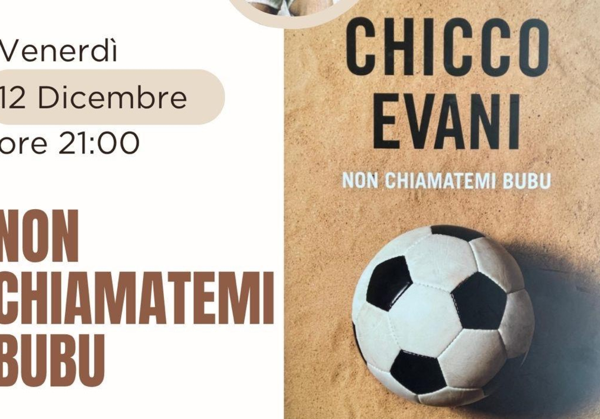 Presentazione del libro di Chicco Evani