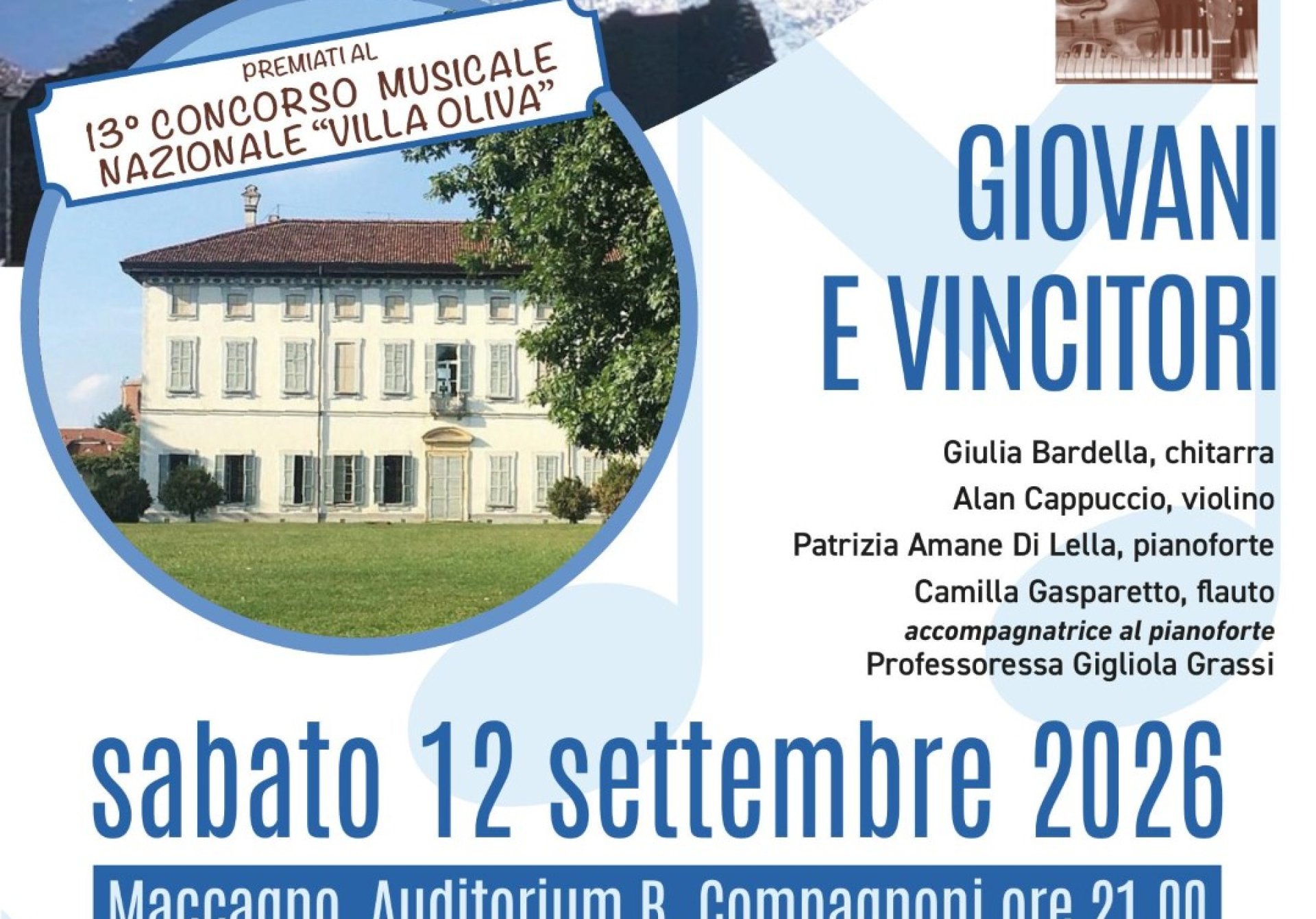 Paesaggi Sonori – Giovani e Vincitori 2026