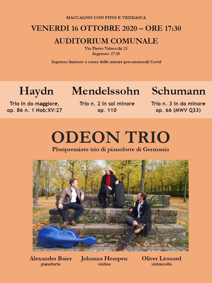 Locandina Odeon trio