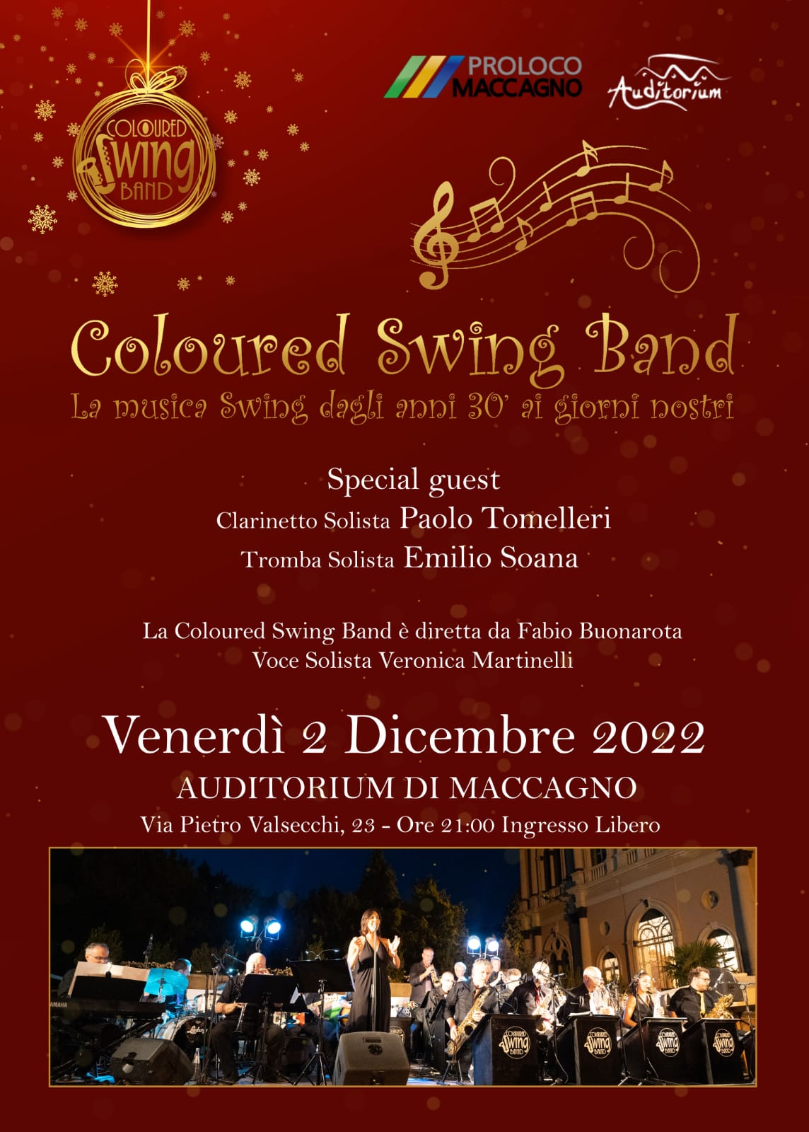 Locandina Coloured swing band
